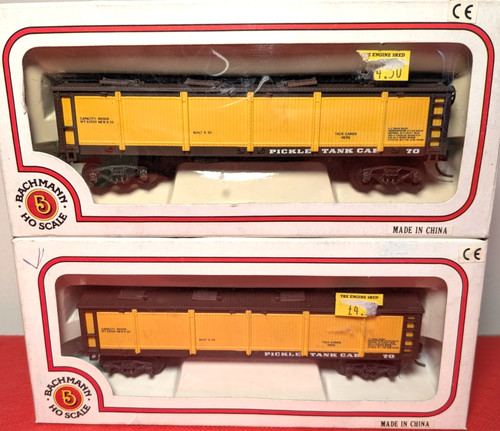 2 x Bachmann HO Scale 79941 Heinz Pickle Tank Cars Boxed Güterwagen - OVP | Zustand: New