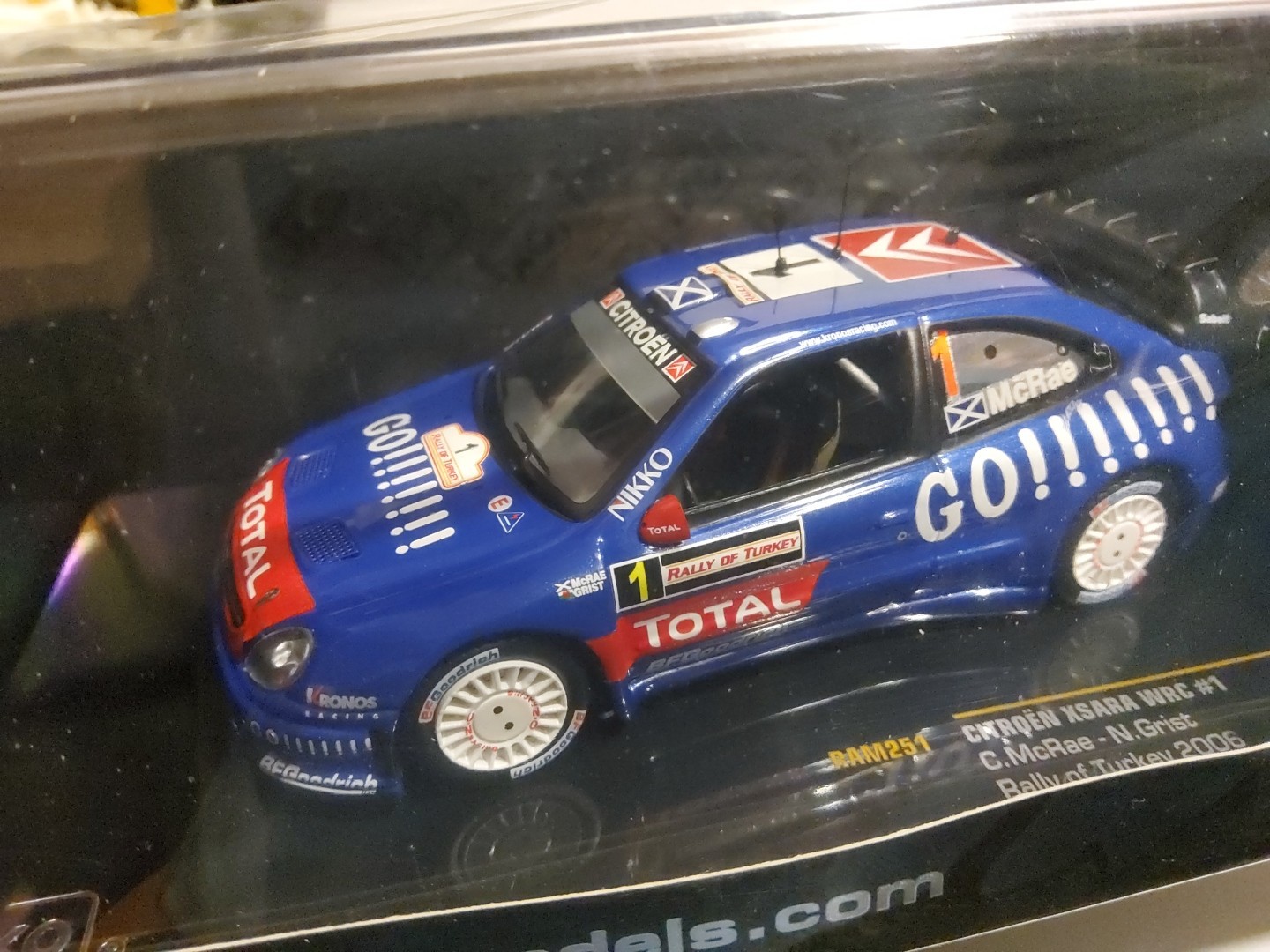 1/43 IXO CITROEN XZARA WRC 2006 RALLY TURKEY   ""COLIN MCRAE"" #1. RAM251
