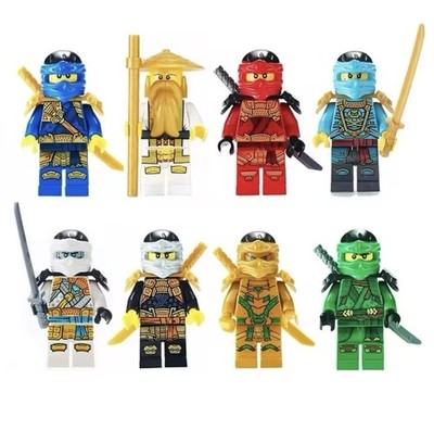 MOC Ninjago Collectible Minifigures Set of 8