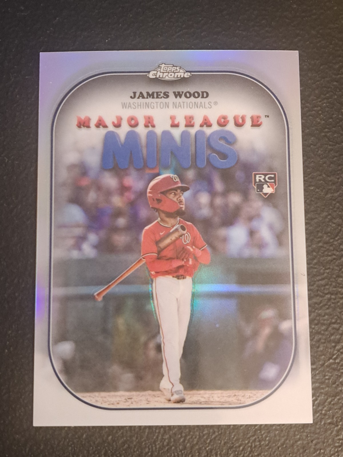 2025 Topps Chrome Update James Wood Major League Mini Series SSP Nationals RC