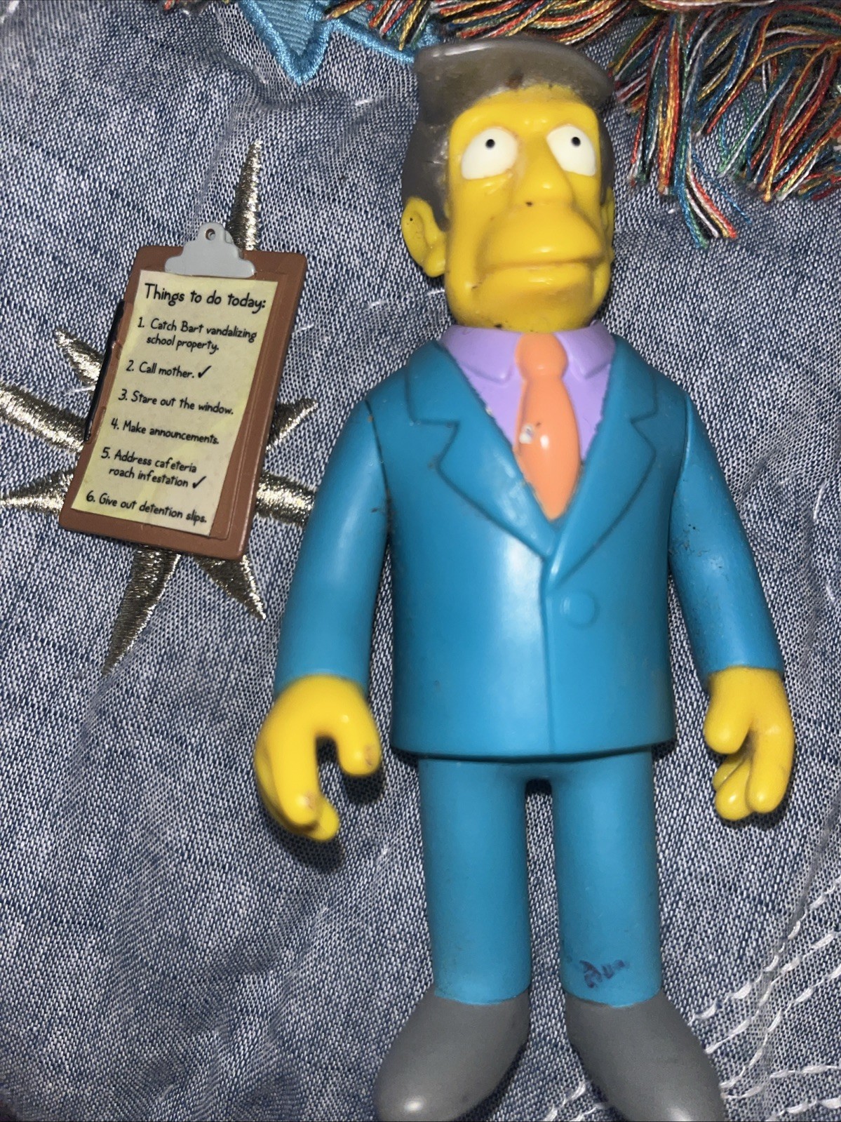 Principal Skinner Simpsons World of Springfield Figure Playmates