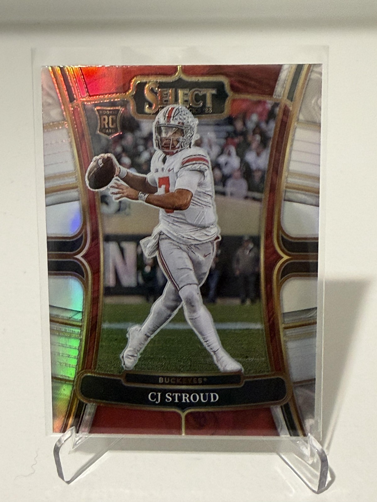2023 Panini Select Draft Picks #2 C.J. Stroud Silver Prizm
