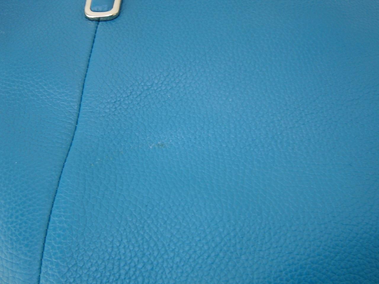 AUTHENTIC COACH BLUE PEBBLE LEATHER KELSEY SATCHEL  #33733  EUC thumbnail 9