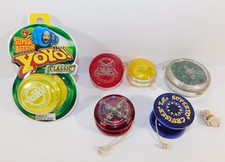 Vintage Yo-Yo Lot of 6, with one Extra Yo-Yo String