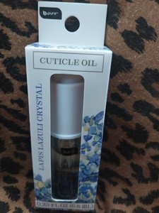 B Pure Cuticle Oil Lapis Lazuli Crystal 0.23 fl Oz.Brand New.