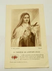 2602/3         OLD  CARD  RELIQUAIRE SAINTE THERESE ()