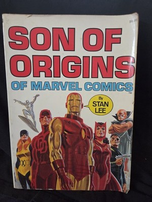 Son of Origins of Marvel Comics (Simon and Schuster, 1975) Iron Man Stan Lee MCU
