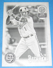 2018 Topps Gypsy Queen Black & White Tim Beckham #/50 - Orioles