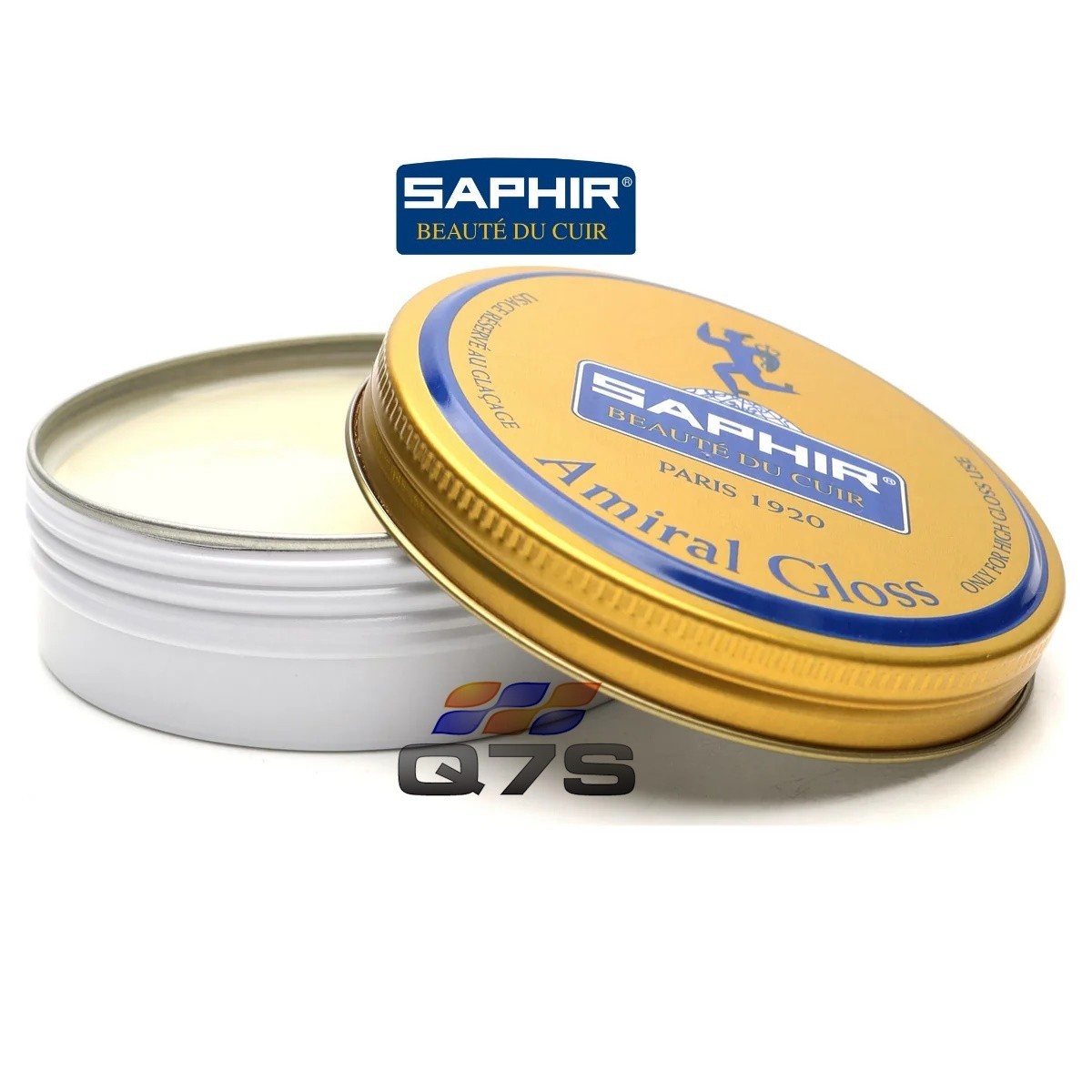 Saphir Beaute Du Cuir Amiral Gloss Neutral Mirror & Shine Wax Shoes Boots Polish