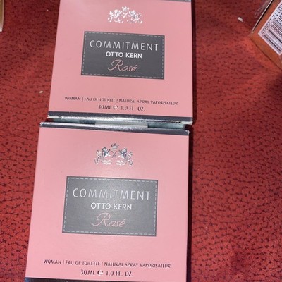 2x Otto Kern -Commitment Rosé Eau de Toilette Natural Spray EDT 30ml =60 Ml Neu