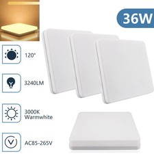 4X36W LED Ceiling Light Panel Down Lights Bedroom Bathroom Kitchen Lamp Warm
