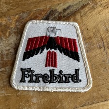 Vintage Firebird Patch Hot Rod Auto Sports Muscle Car Pontiac