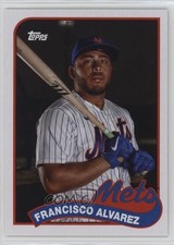 2023 Archives 1989 Topps Doubleheaders Francisco Alvarez Mike Piazza HOF 0a6