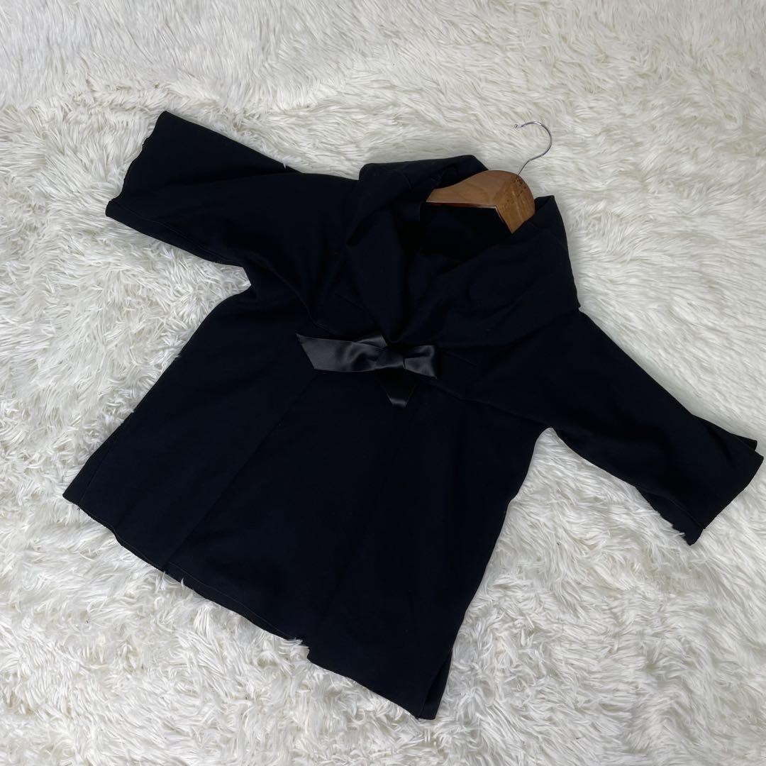 Autentico nastro Yves Saint Laurent taglio e cucito colore nero taglia S donna