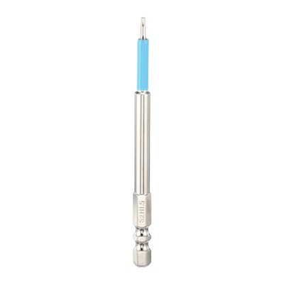 1.5mm Metric Hex Impact Screwdriver Bits 1/4'' Hex-Shank 4'' Long S2 Steel