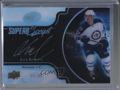 2017 Upper Deck Ice Superb Script 37/49 Jack Roslovic #SS-JR Rookie Auto RC 7b5