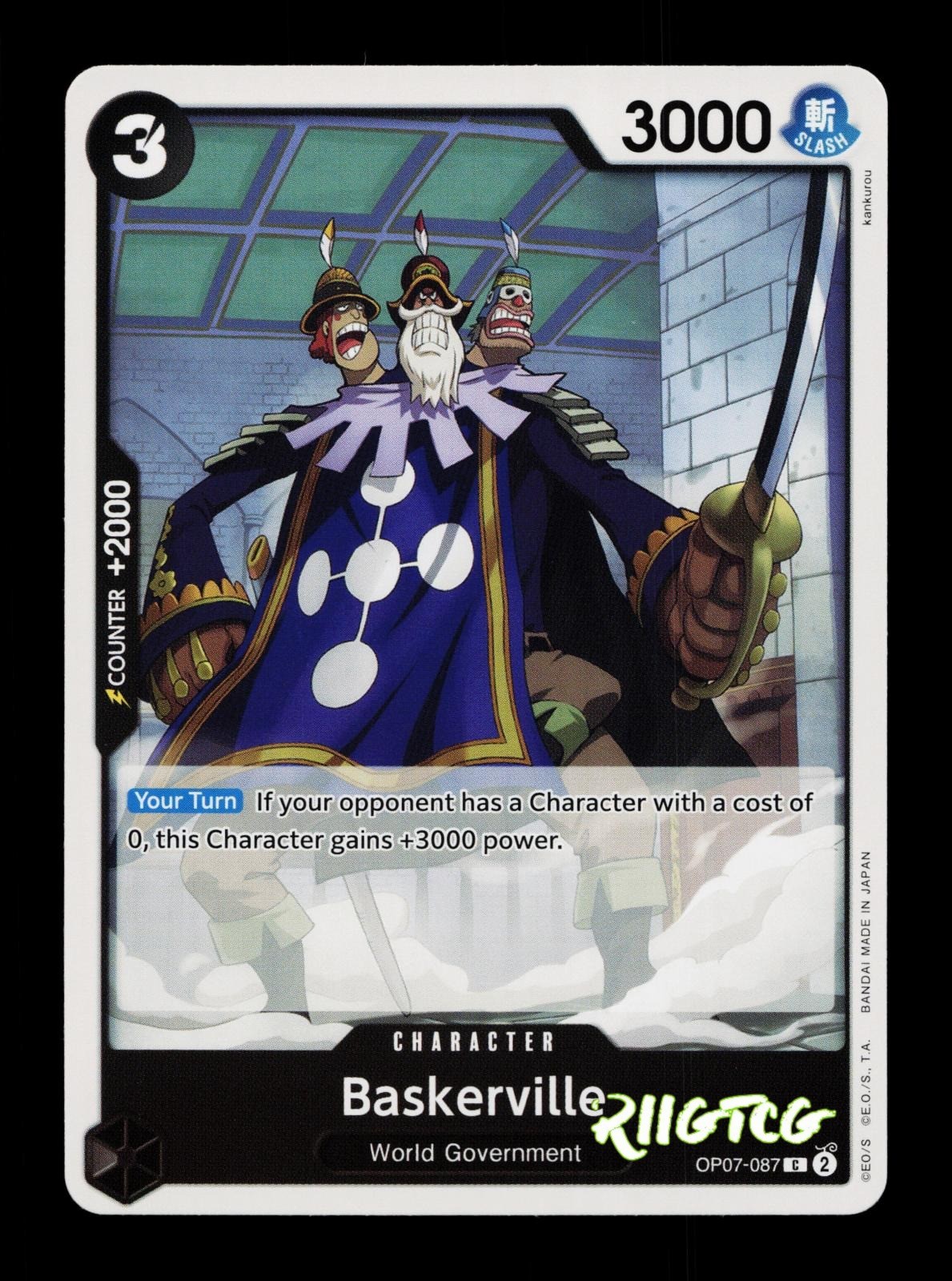 Baskerville OP07-087 500 Years in the Future NM One Piece