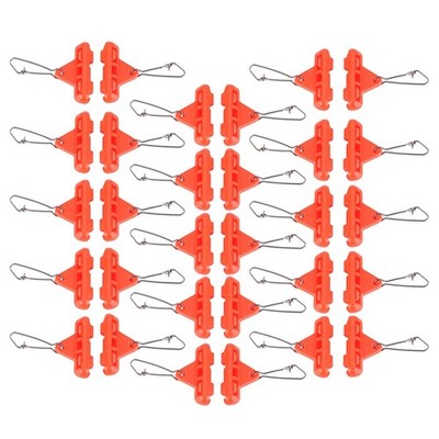 Sinker Slides 30PCS Zip Slider Boom Fishing Sliders for Sinkers with Duo Lock...