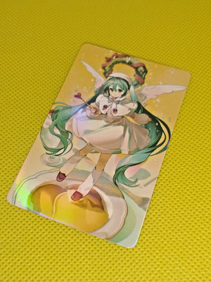 Hatsune Miku V Pop star Goddess Anime Waifu Art Doujin Card