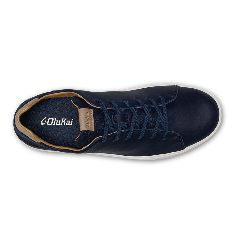 OluKai Lae‘ahi Li ‘Ili Herren Sneaker – Wasserdichtes Vollnarbenleder, Hawaiianisches Design, Bequem Für Alltag & Abenteuer