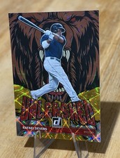 Rafael Devers /99 UNLEASHED GOLD SP Parallel Insert Boston Red Sox 2022 Donruss