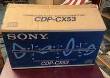 Sony CDP-CX53 50 1 Disc Mega Storage CD Changer Player Carousel W/ Remote NIB