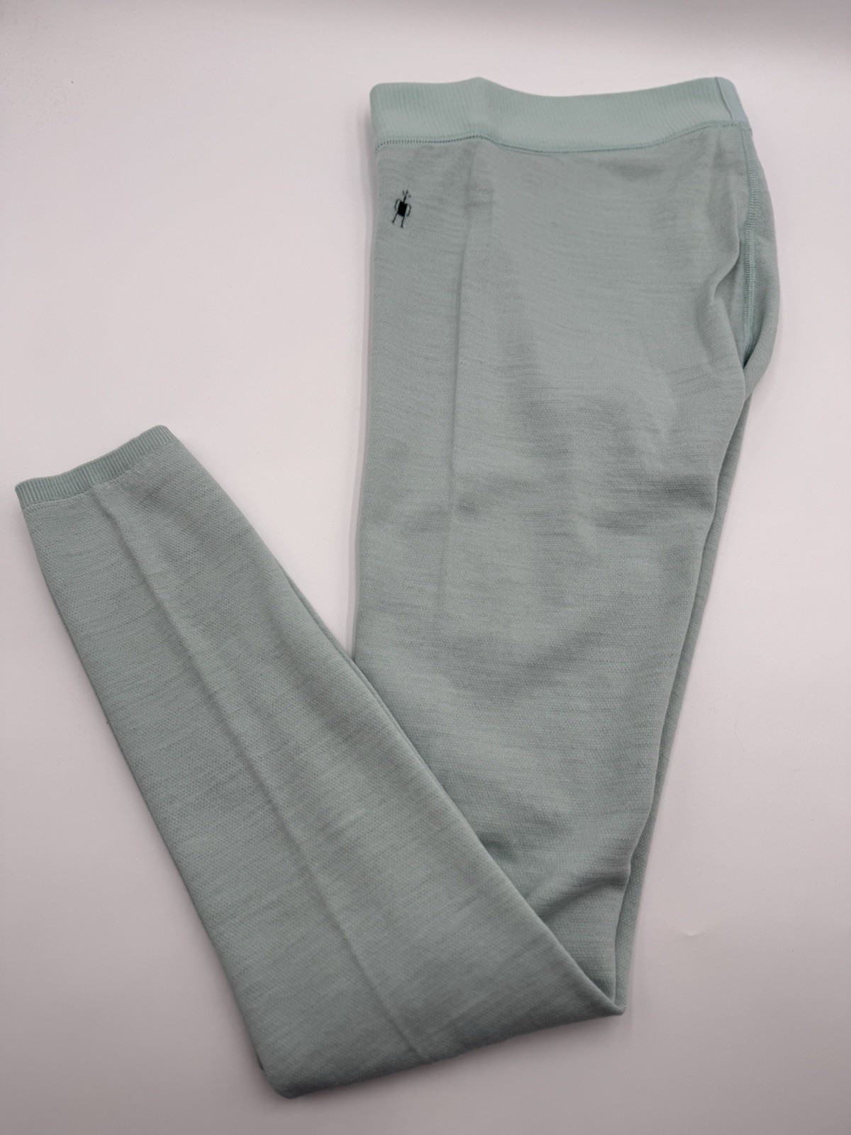 $120 Smartwool Women's  Intraknit Thermal Merino Base Layer Bottom-Aqua -Medium