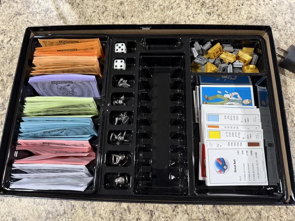 Monopoly Pokemon Johto Edition Board Game Hasbro (100% Complete) - Image 3 of 3