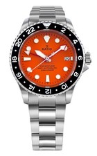 Ratio FreeDiver GMT Orange Dial Automatic Diver's 200M RTF055 Men's Watch