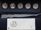 U.S. Mint 2011 American Eagle 25th Anniversary Silver 5 Coin Set Box/COA