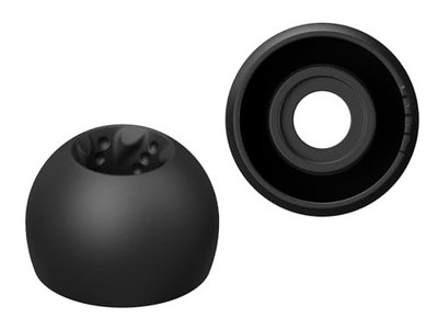 Victor EP-FX12ML-B Spiral Dot Pro Earpiece Black Silicone ML Size 4 Pack Set