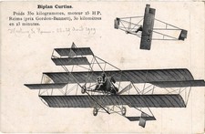 PC AVIATION BIPLAN CURTISS (a87457)
