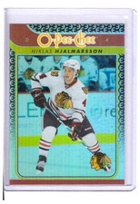 Niklas Hjalmarsson 2009-10 O-Pee-Chee Rainbow Parallel Card #709