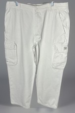 Vintage Polo Jeans Co Ralph Lauren Cargo Pants Mens 40x30 White 67th Reg
