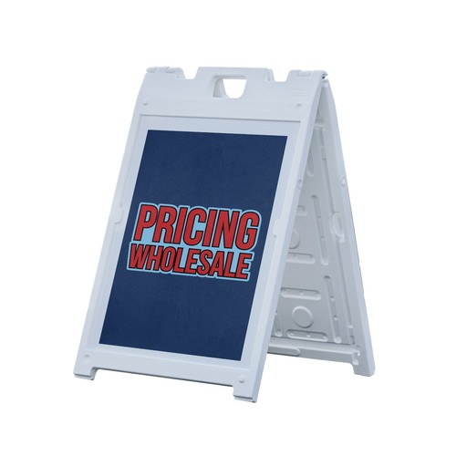 Wholesale Pricing Heavy Duty A-Frame Sidewalk Sign Retail Discounts Bulk Deals