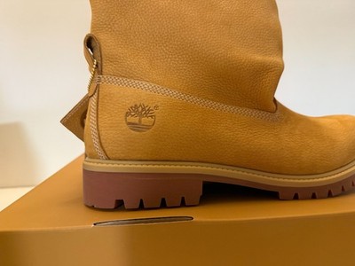 Telfar x Timberland Mid Pull on Boot - Wheat (Men's sizing) | eBay
