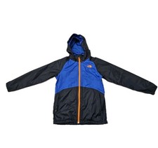 The North Face Jacket Youth Boy Large 10-12 Blue DRYVENT Hooded Rain Wind Water
