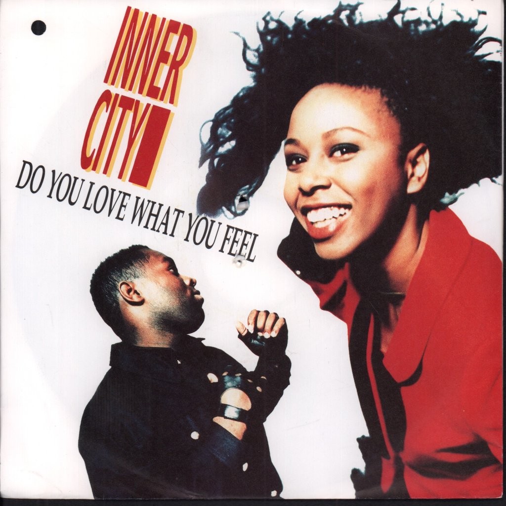 Inner City Do You Love What You Feel 7"" vinyl Europe Virgin 1989 pic sleeve has