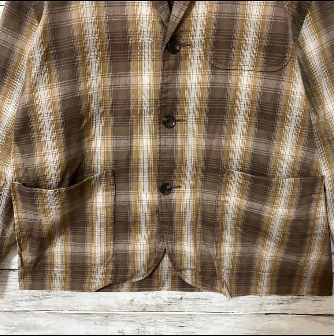 Pendleton Plaid Tailored Jacket Brown Size M - image 4