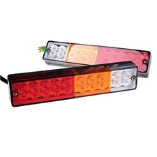 20-LED Truck Trailer Tail Light Turn Signal Reverse Brake Light, Stop Rear
