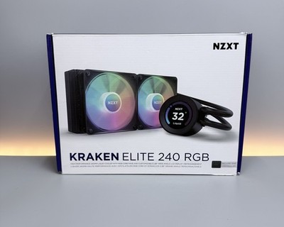 NZXT Kraken Elite 240 RGB 240mm AIO LCD Schwarz RL-KR24E-B1 Wasserkühlung