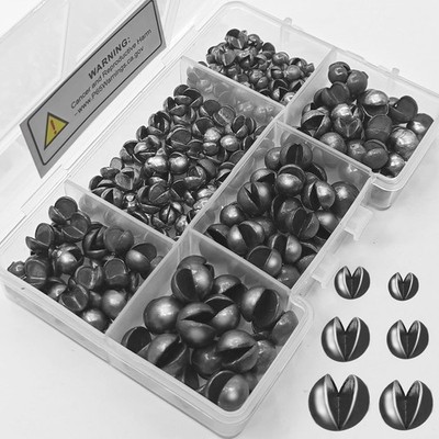 Hfuiqau 100PCS/150PCS Fishing Weights Sinkers - Premium Split ShotFishing Wei...