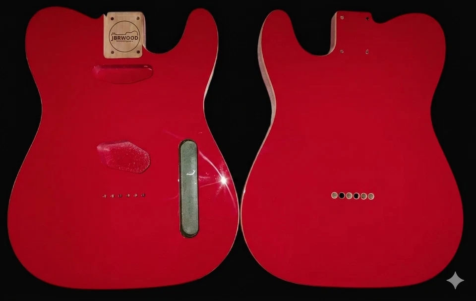 Corps De Guitare Électrique Telecaster Fiesta Red Brillant - Photo 1/1
