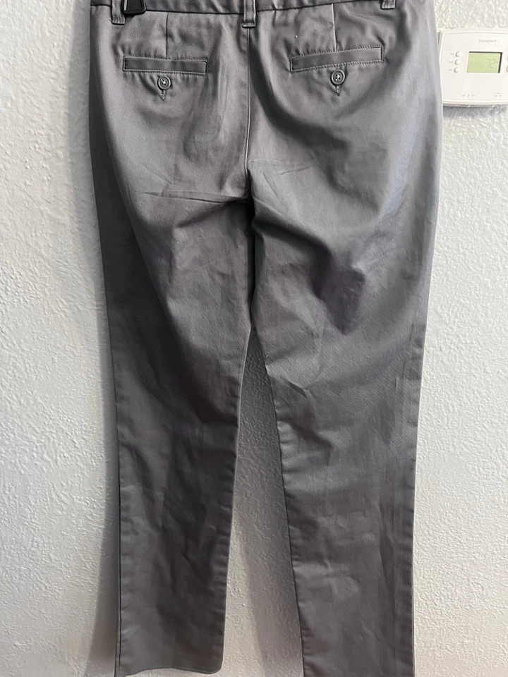 Lands End Girls Gray Pant Size 16 Adjustable Waist School Uniform - Image 4 of 4
