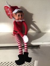 Naughty Elf Doll for Advent Christmas Elf Behaving Badly ELFIE Boy prankster fun