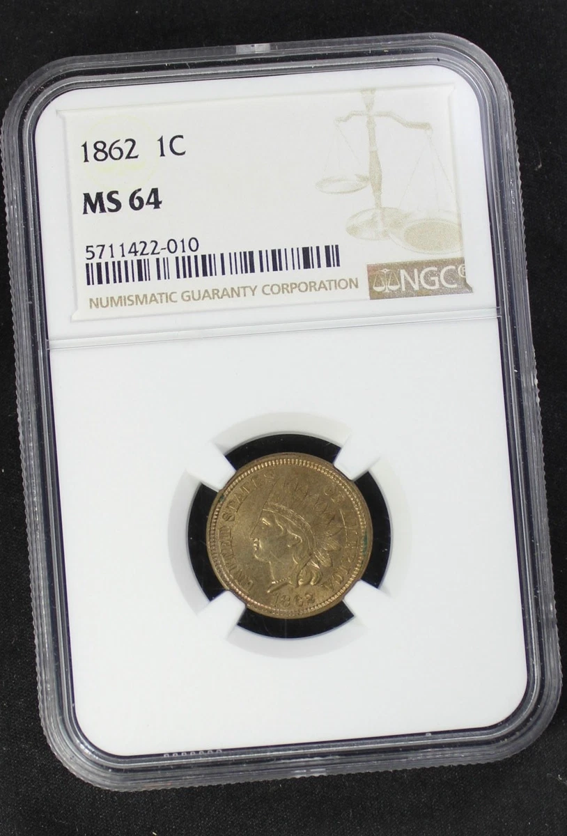 MS 64 Graded Indian Head Small Cents (1859-1909) for sale | eBay