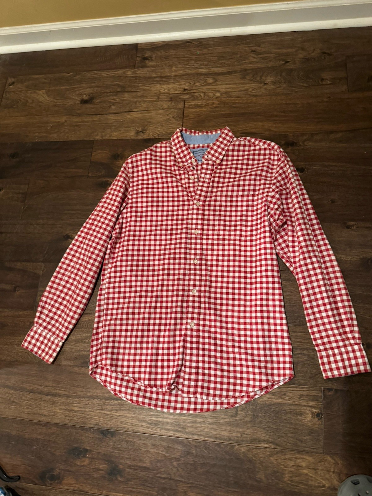 Saddlebred Gingham Checkered Button-Down Shirts S… - image 4