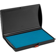 Large Premium Light Blue Ink Stamp Pad - 3" by 6" - Quality Felt Pad 3" x 6"