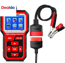 KW681 OBD2 Scanner 6V 12V Car Battery Tester, 2 in 1 Car Diagnostic Scanner Auto