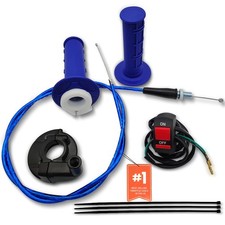 7/8 22mm Twist Throttle Accelerator Handle Grips,Mini Bike Throttle Cable Kit...